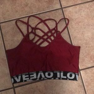 Fitness low impact bra